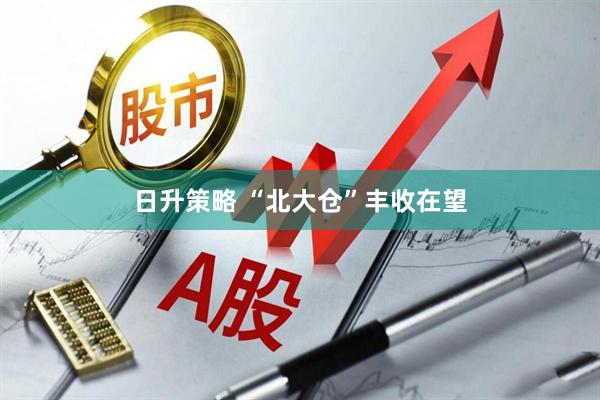 日升策略 “北大仓”丰收在望